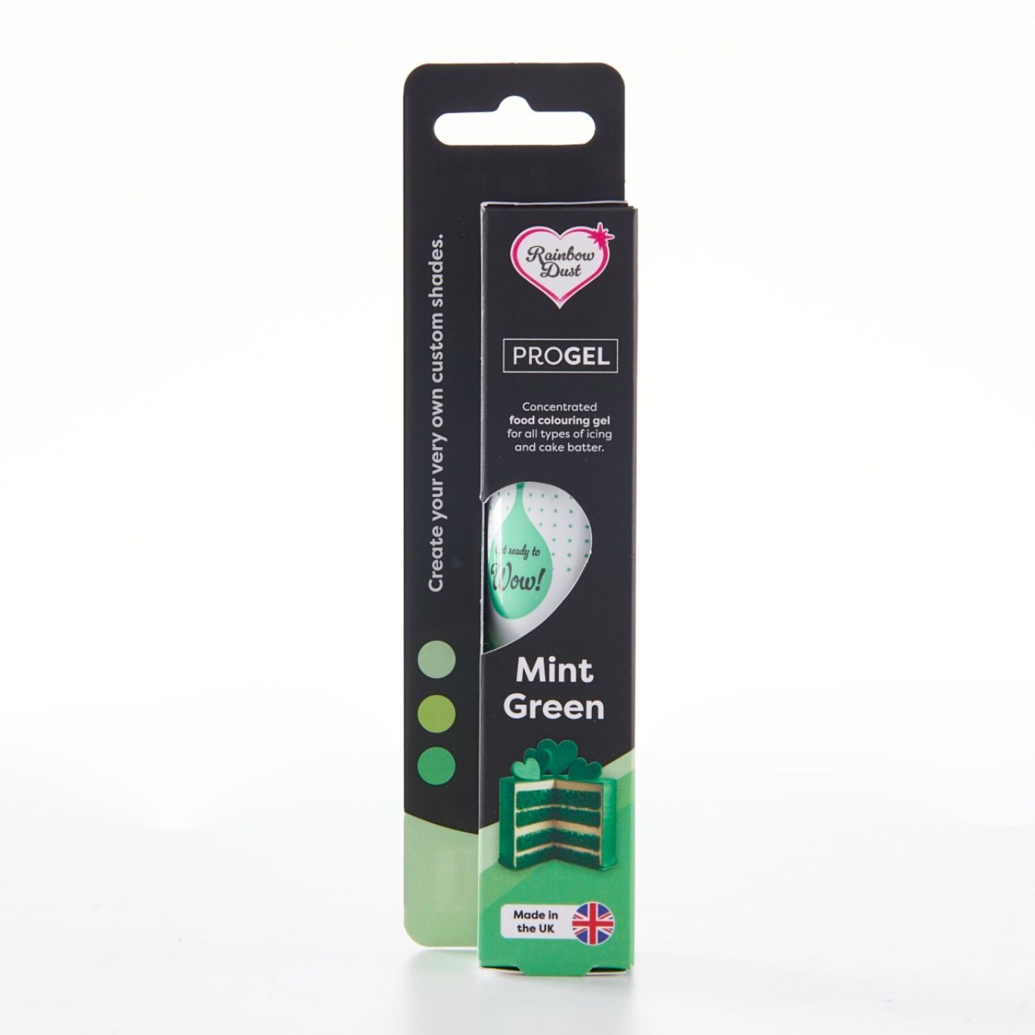COLORANTE EN GEL "PROGEL" RAINBOW DUST - MINT GREEN / VERDE MENTA 25 G 3 COLORANTE EN GEL "PROGEL" RAINBOW DUST - MINT GREEN / VERDE MENTA 25 G - Imagen 3