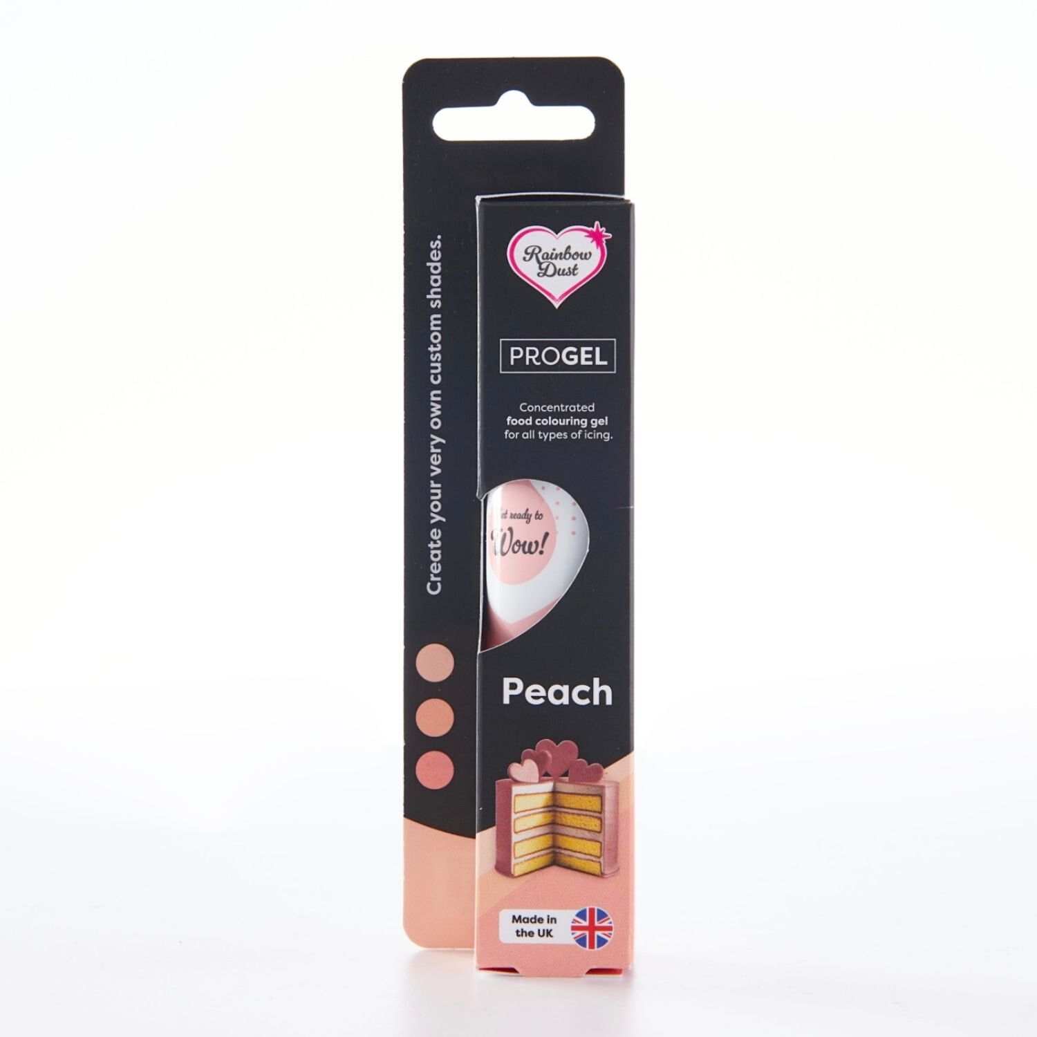 COLORANTE EN GEL "PROGEL" RAINBOW DUST - PEACH / MELOCOTON 25 G 3 COLORANTE EN GEL "PROGEL" RAINBOW DUST - PEACH / MELOCOTON 25 G - Imagen 3