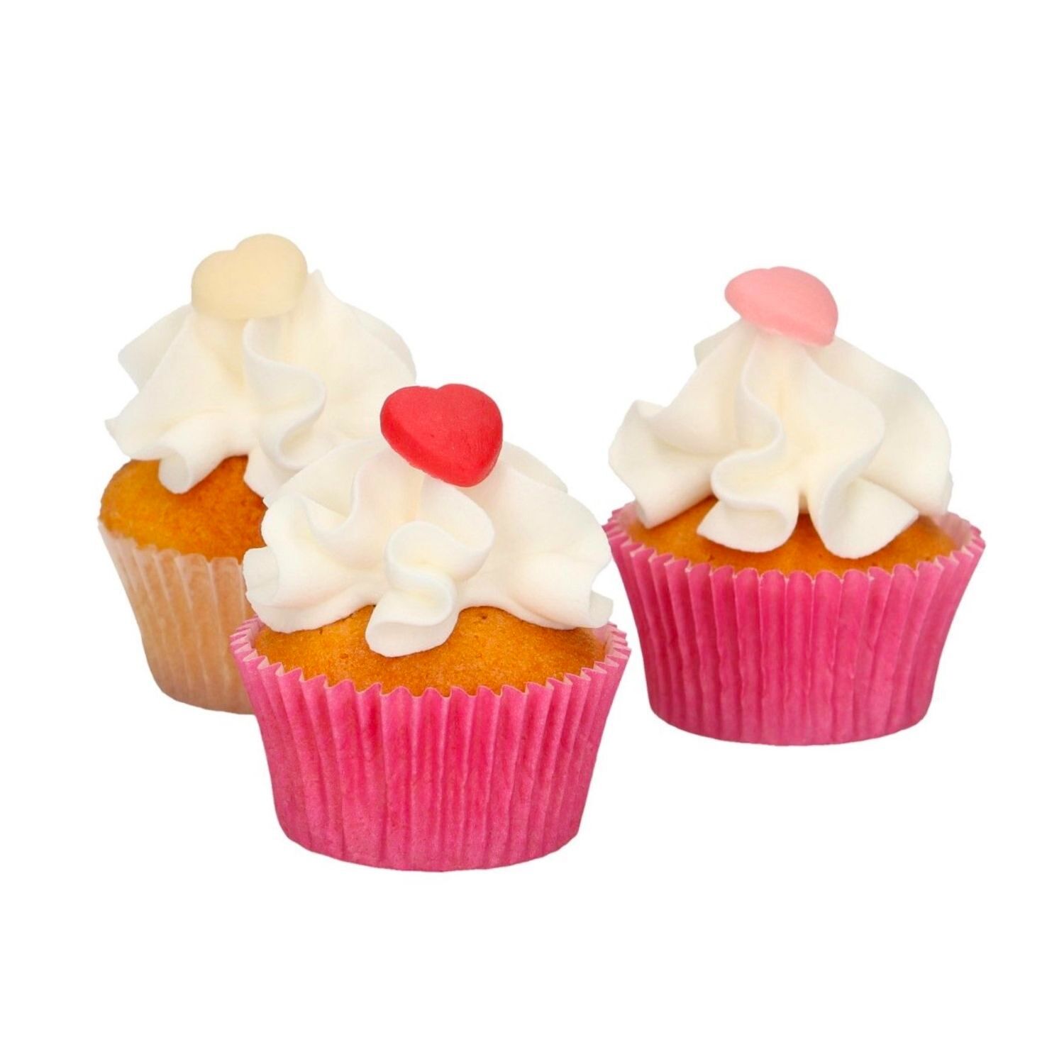 DECORACIONES DE AZUCAR FUNCAKES - CORAZONES 2 DECORACIONES DE AZUCAR FUNCAKES - CORAZONES - Imagen 2