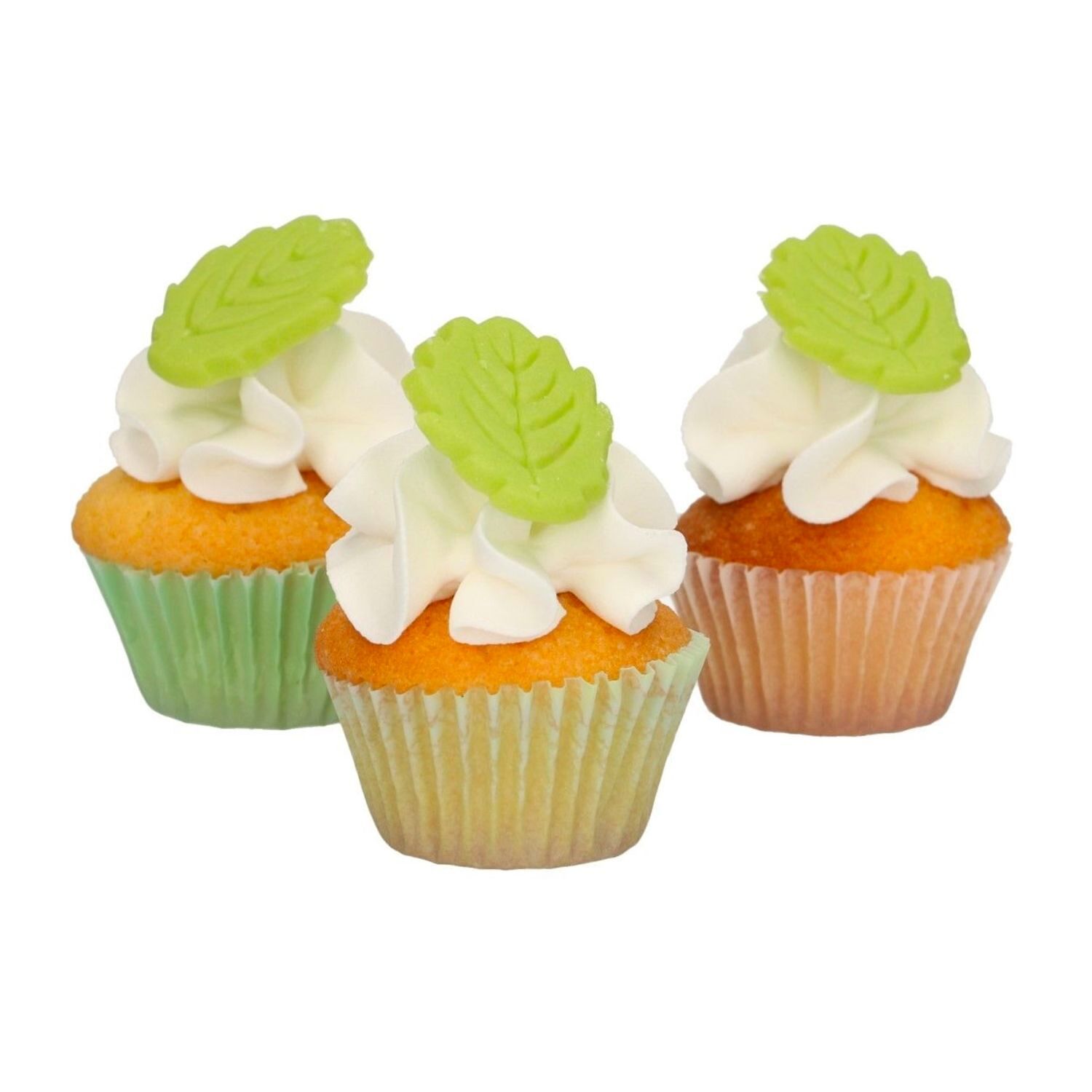 DECORACIONES DE AZUCAR FUNCAKES - HOJAS VERDES 2 DECORACIONES DE AZUCAR FUNCAKES - HOJAS VERDES - Imagen 2