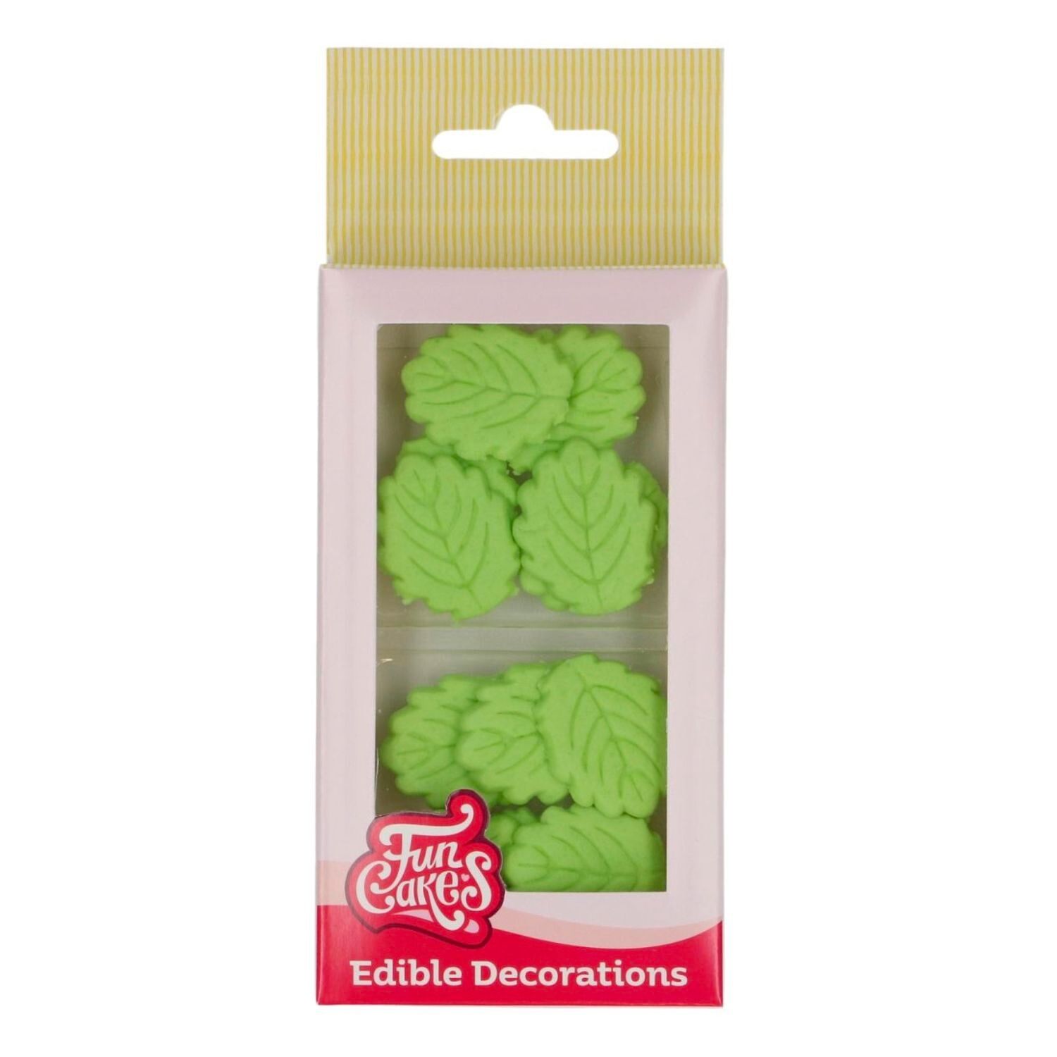 DECORACIONES DE AZUCAR FUNCAKES - HOJAS VERDES 1 DECORACIONES DE AZUCAR FUNCAKES - HOJAS VERDES