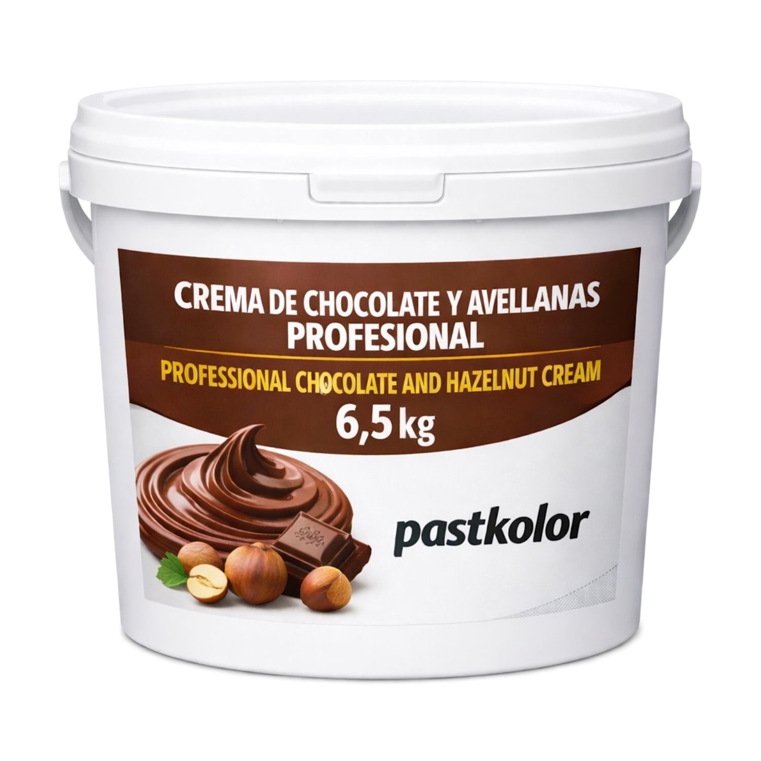 CREMA DE CHOCOLATE Y AVELLANAS PROFESIONAL - 6,5 KG 1 CREMA DE CHOCOLATE Y AVELLANAS PROFESIONAL - 6,5 KG