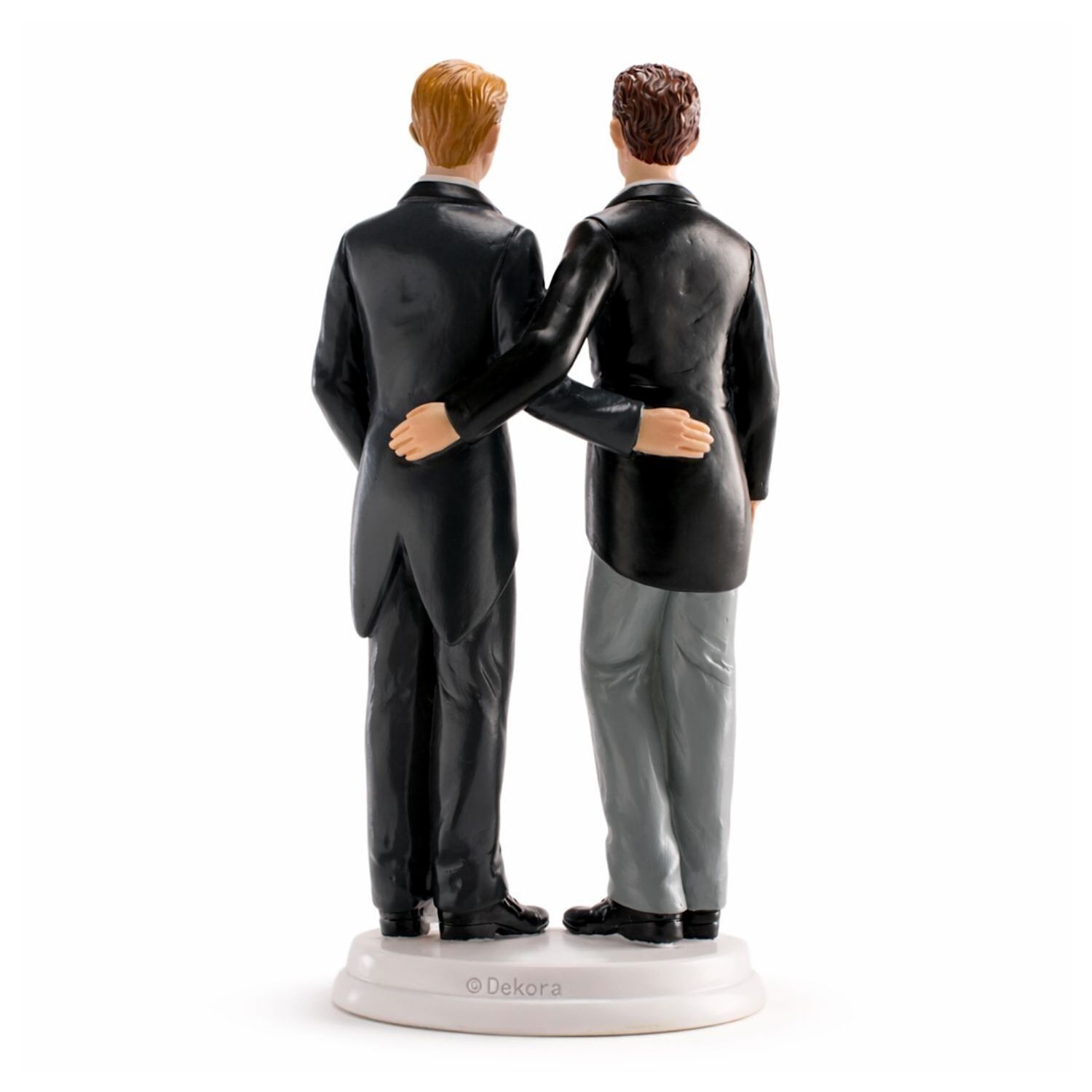 FIGURA PARA TARTA DE BODA PAREJA DE HOMBRES 2 FIGURA PARA TARTA DE BODA PAREJA DE HOMBRES - Imagen 2