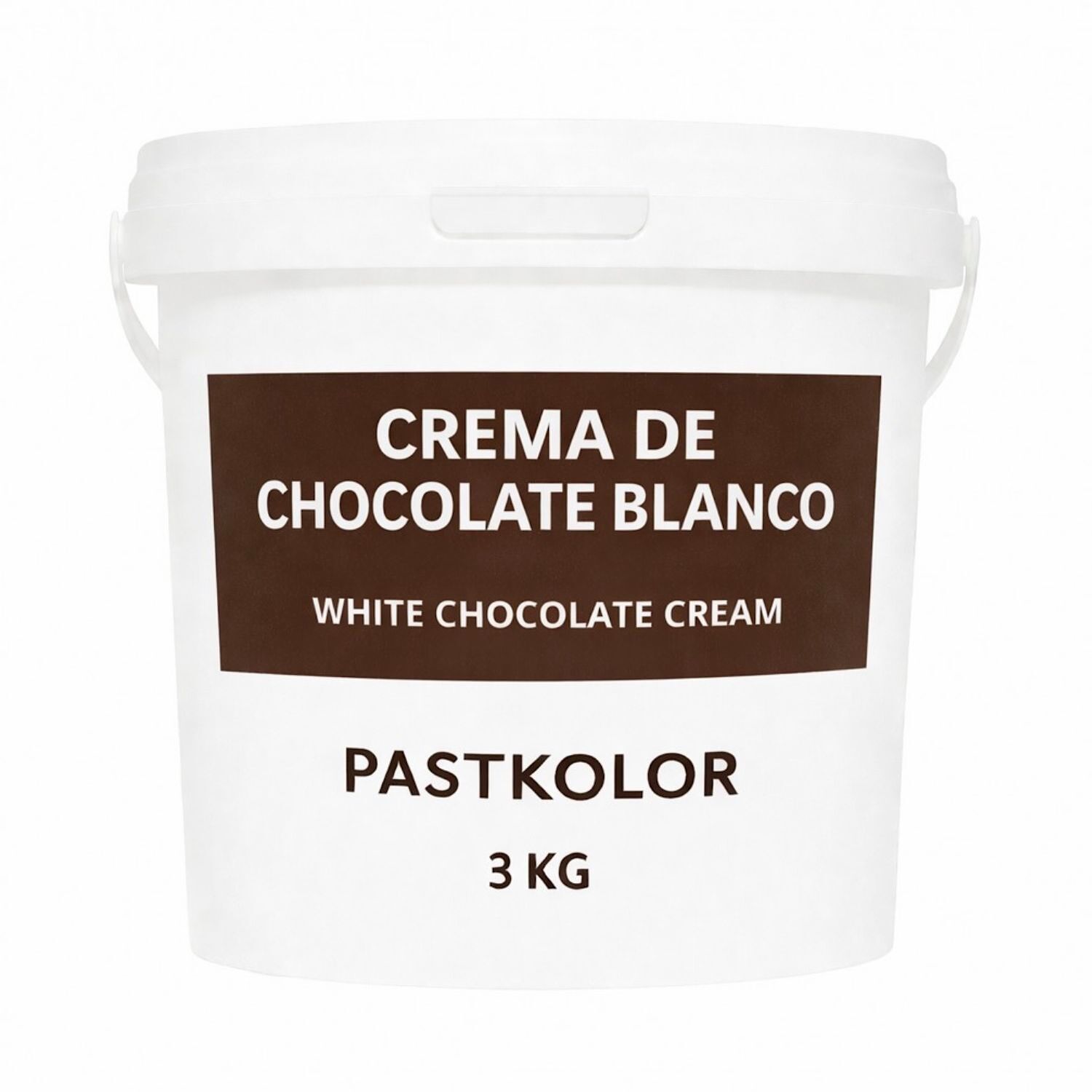 CREMA DE CHOCOLATE BLANCO PASTKOLOR - 3 KG 1 CREMA DE CHOCOLATE BLANCO PASTKOLOR - 3 KG