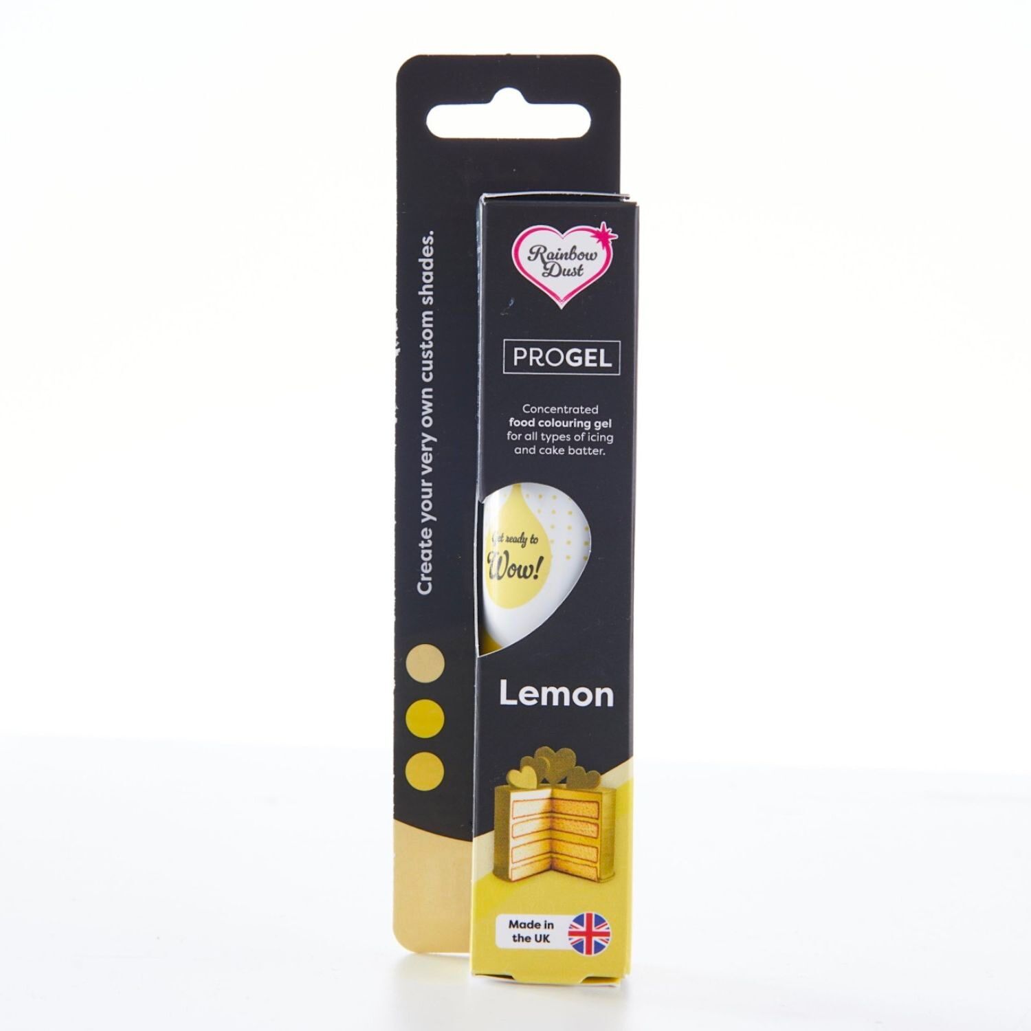 COLORANTE EN GEL "PROGEL" RAINBOW DUST - LEMON / LIMON 25 G 3 COLORANTE EN GEL "PROGEL" RAINBOW DUST - LEMON / LIMON 25 G - Imagen 3