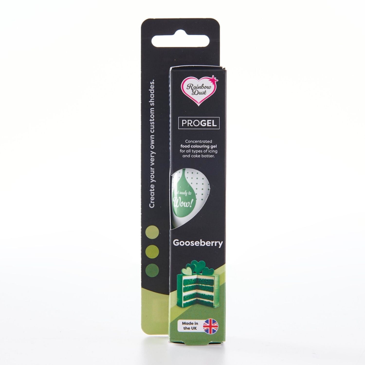 COLORANTE EN GEL "PROGEL" RAINBOW DUST - GOOSEBERRY / GROSELLA 25 G 2 COLORANTE EN GEL "PROGEL" RAINBOW DUST - GOOSEBERRY / GROSELLA 25 G - Imagen 2