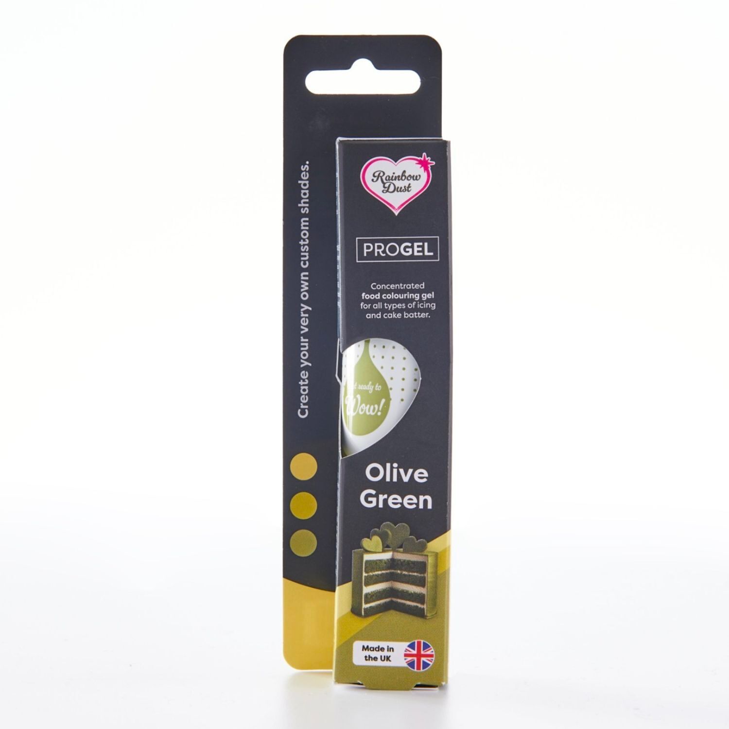 COLORANTE EN GEL "PROGEL" RAINBOW DUST - OLIVE GREEN / VERDE OLIVA 25 G 3 COLORANTE EN GEL "PROGEL" RAINBOW DUST - OLIVE GREEN / VERDE OLIVA 25 G - Imagen 3