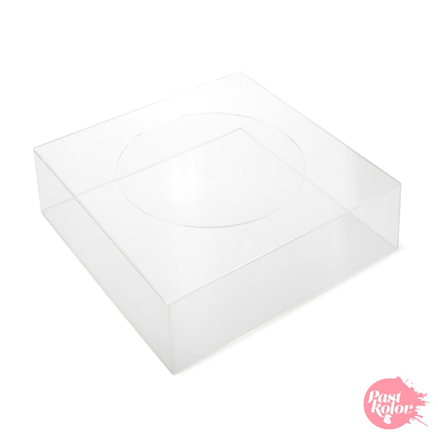 SOPORTE CUADRADO TRANSPARENTE PARA TARTAS - 20 CM / H 10 CM 3 SOPORTE CUADRADO TRANSPARENTE PARA TARTAS - 20 CM / H 10 CM - Imagen 3